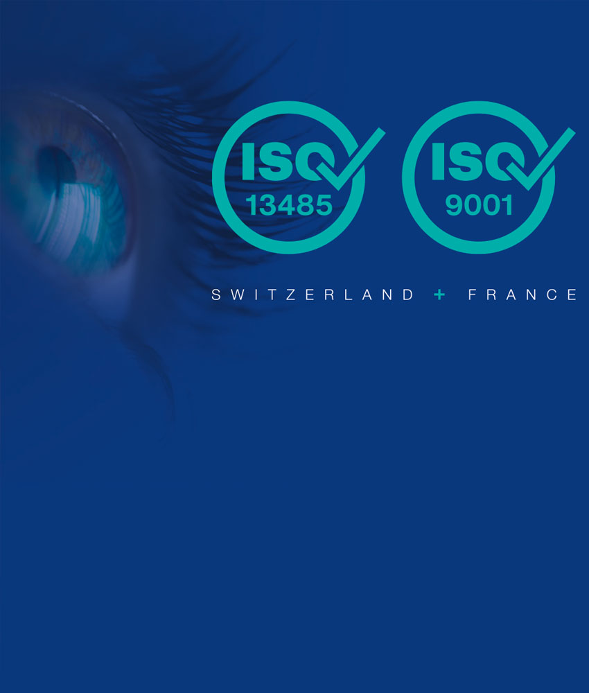 qmt est maintenant certifié ISO9001 et ISO13485 en Suisse et en France